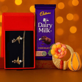 Metallic Birds Charm Bracelet Chocolate Combo for Girls