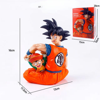 Goku and Baby Gohan Figurine | Collectible Goku Figure [30 cm]