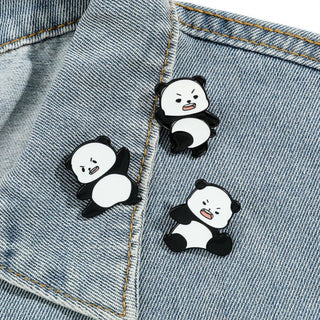 Panda Brooch Badge