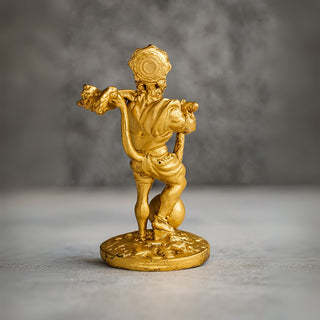 Bahubali Hanuman Ji Idol – Antique Resin Statue of Lord Bajrang Bali