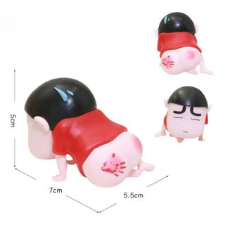 Shinchan Crawling Figurine with Blushed Bum – Comic Collectible Gift