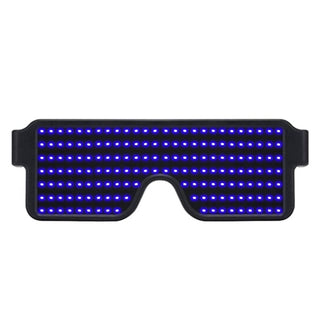 Blink-Glow LED Party Glasses | Dynamic Patterns, Wireless, USB Charging - Geekmonkey