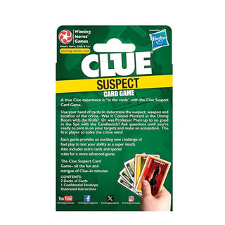 Cluedo Suspect Card Game – Crack the Case in Minutes!