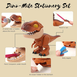 Dinosaur Stationery Set | 5-in-1 Versatile Stationery Collection