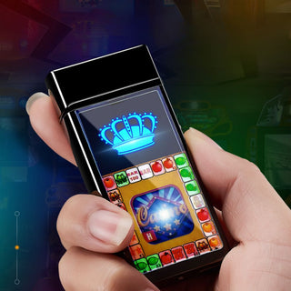 Casino Electric Lighter with Plasma Screen