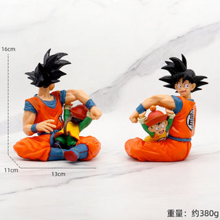 Goku and Baby Gohan Figurine | Collectible Goku Figure [30 cm]