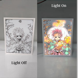Demon Slayer Light Painting – Kimetsu no Yaiba Warriors