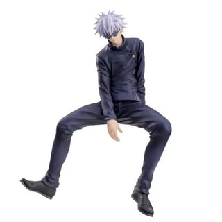 Stylish Sitting Gojo Satoru Figure - Collectible PVC Action Figures