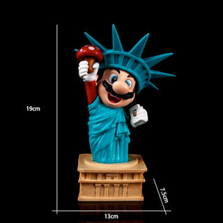 Super Mario Liberty Figure – PVC Crossover Collectible (20cm)