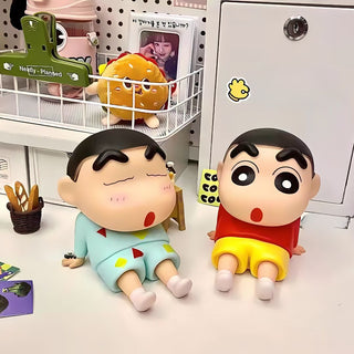 Sleepy ShinChan Mobile Holder | Sitting Figure Mobile Stand