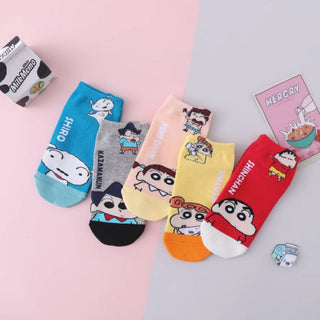 Shin Chan Family Socks