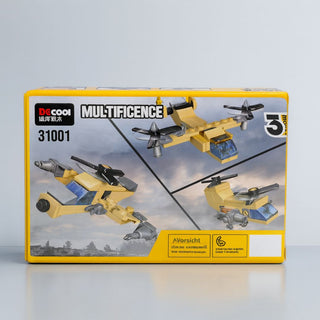 3-in-1 Mini Building Blocks Set – Educational STEM Bricks Toy Kit for Kids