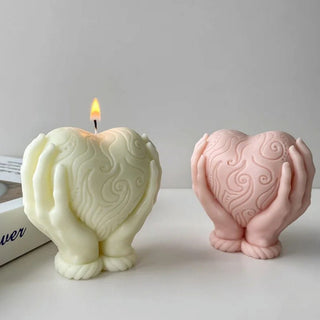 Fluffy Heart Shaped Candle | "Dil Deke Dekho" Series Candle
