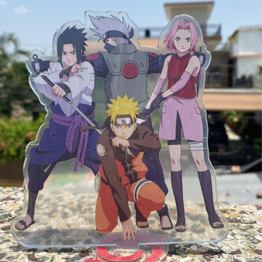 Naruto Fighters Anime Standee | Cool Acrylic Gifts (Team 7) – Geekmonkey