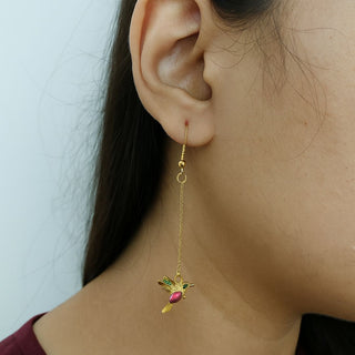 Tiny HummingBird Earrings