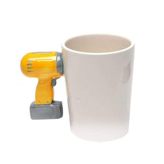 Super Dad 3D Mug | 3D Drill Handle Coffee Mug