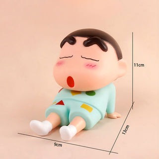 Sleepy ShinChan Mobile Holder | Sitting Figure Mobile Stand