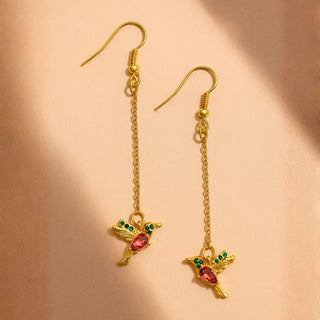 Tiny HummingBird Earrings