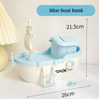 Adorable Boat Shape Money Bank | Gifts for Kids