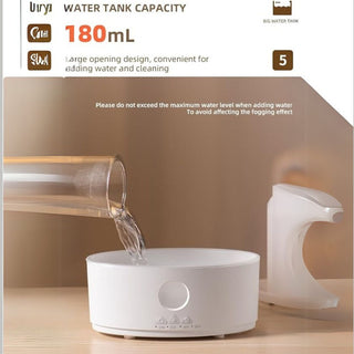 Raindrop Aroma Diffuser – Ultrasonic Humidifier with Fragrance and Light