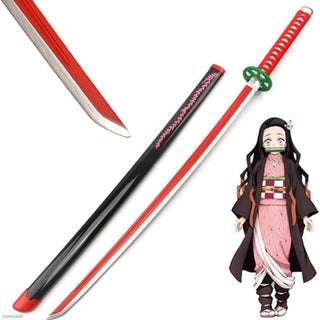 Nezuko Kamado Nichirin Sword Replica – Demon Slayer  Wooden Cosplay Katana