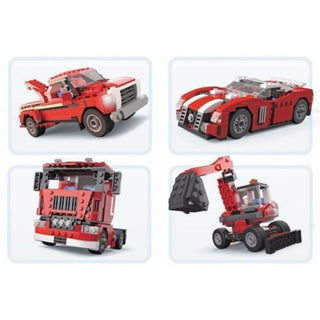 Building Blocks FourWheelers Kit – 278+ Piece DIY Construction Set for Kids