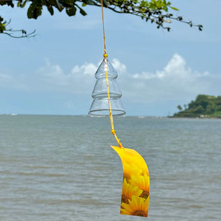 Tree Transparent Glass Blessing Bell