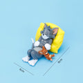 Sleepy Tom n Jerry Figurines | Cute Car Decor Gifts for Sleepy Heads