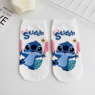Stitch Theme Cotton Socks | Soft Breathable Casual Socks