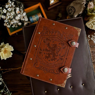 Hogwarts House PU Leather Binder Notebook – A5 Size