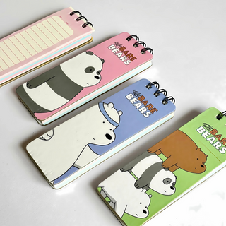 Cute Animal Notepads | Colorful Pages Notepads (set of 4)