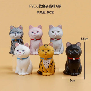 Cute Cats Toy Figures