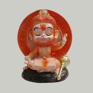 Meditating Bal Hanuman Idol | Car Dashboard Idol