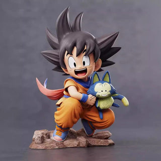 Young Goku with Puar
