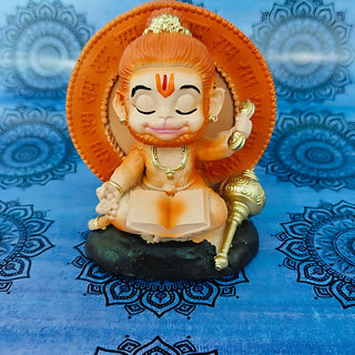 Meditating Bal Hanuman Idol | Car Dashboard Idol