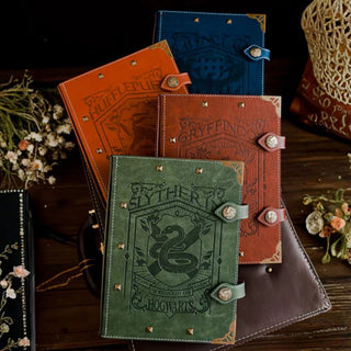 Hogwarts House PU Leather Binder Notebook – A5 Size