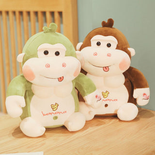Body Builder Monkey Toy | Soft Toy 2 Pack Abs for Gym Lovers