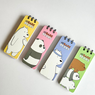 Cute Animal Notepads | Colorful Pages Notepads (set of 4)