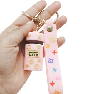 Cute Bottle Purse Style Keychain
