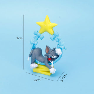 Sleepy Tom n Jerry Figurines | Cute Car Decor Gifts for Sleepy Heads