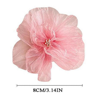 Flower Organza Hair Clip