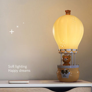 Hot Air Balloon Lamp | Cute Bear Plug-in Bedside Lamp