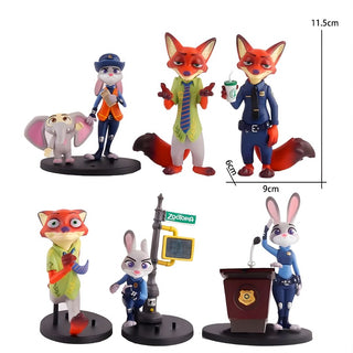 Zootopia PVC Figure Collection | Cute Animal Figures