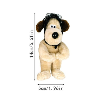 Ace Dog Car Decor | Plush Pilot Dog for Car Interior