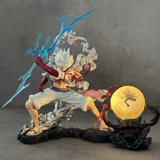 Nika Luffy Gear 5 Glowing Lamp – One Piece Collectible Figure