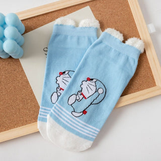 Doraemon Cotton Socks | Soft Breathable Casual Socks