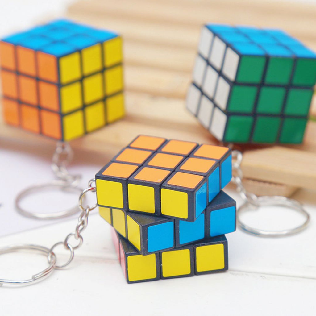 Mini Rubik Cube Keychain | Educational Puzzle Return Gift – Geekmonkey