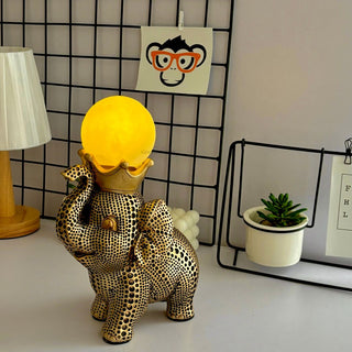 Adorable Elephant | Nightlight by Night, Desk Lamp by Day