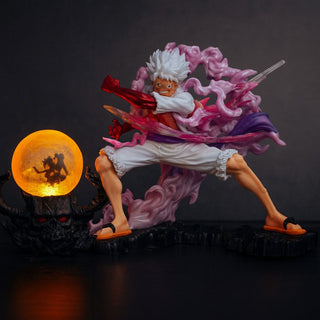Nika Luffy Gear 5 Glowing Lamp – One Piece Collectible Figure