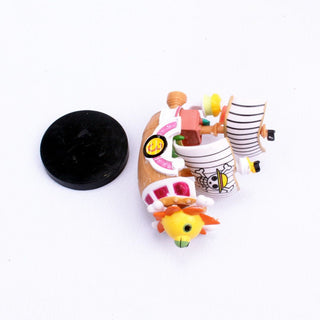 One Piece Ship Miniature | Cute Luffy Ship Figurine Collectible (6cm)